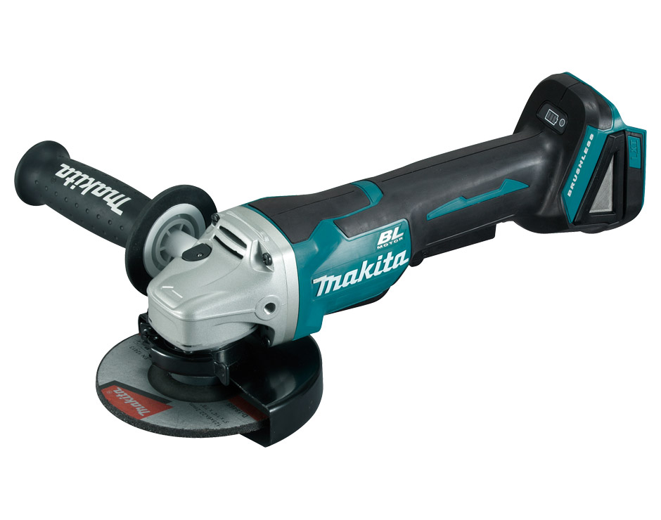 MAKITA BRUSHLESS ANGLE GRINDER 18V 125MM PAD SWITCH SKIN